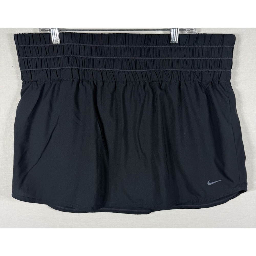 Nike One Ultra High-Waisted Training Skort Womens XXL Black FV5567-010